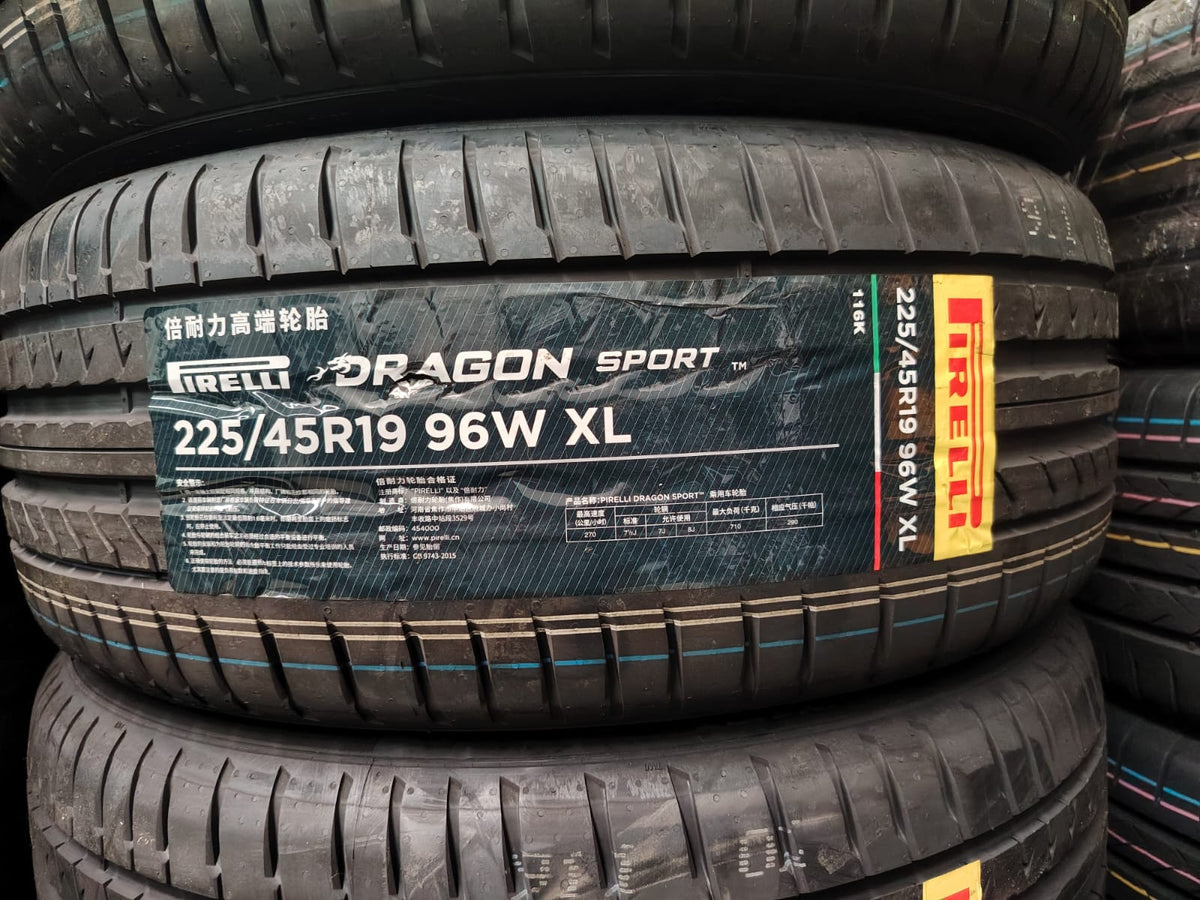 225/45R19 Pirelli Dragon Sport 96W XL - Brand New