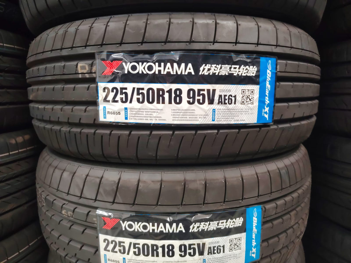 225/50R18 Yokohama AE61 95V - Brand New