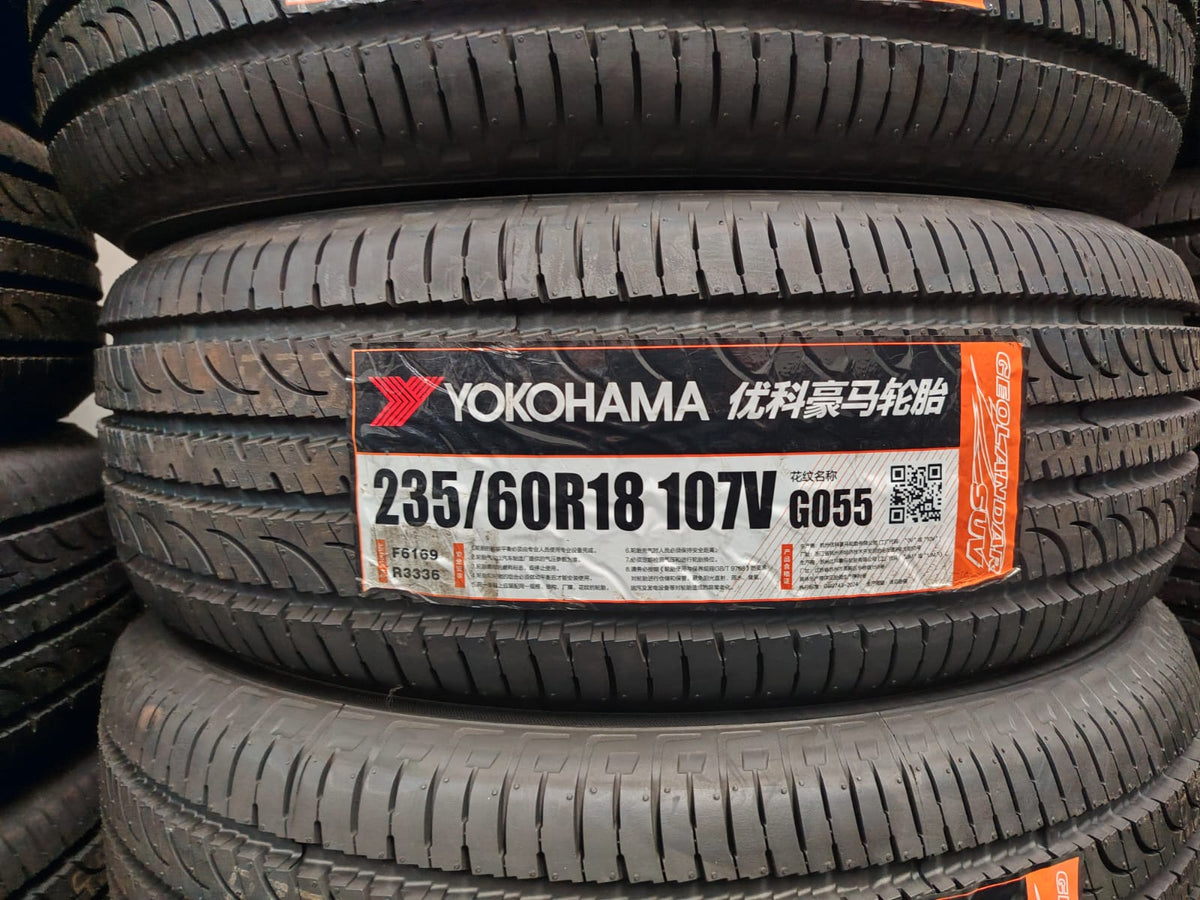 235/60R18 Yokohama G055 107V - Brand New