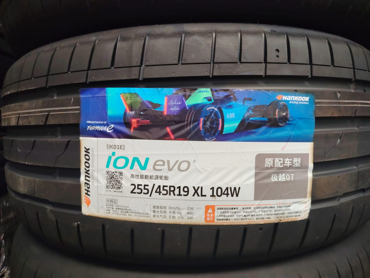 255/45R19 Hankook IK01E ION EVO 104W XL - TESLA Model Y - Brand New