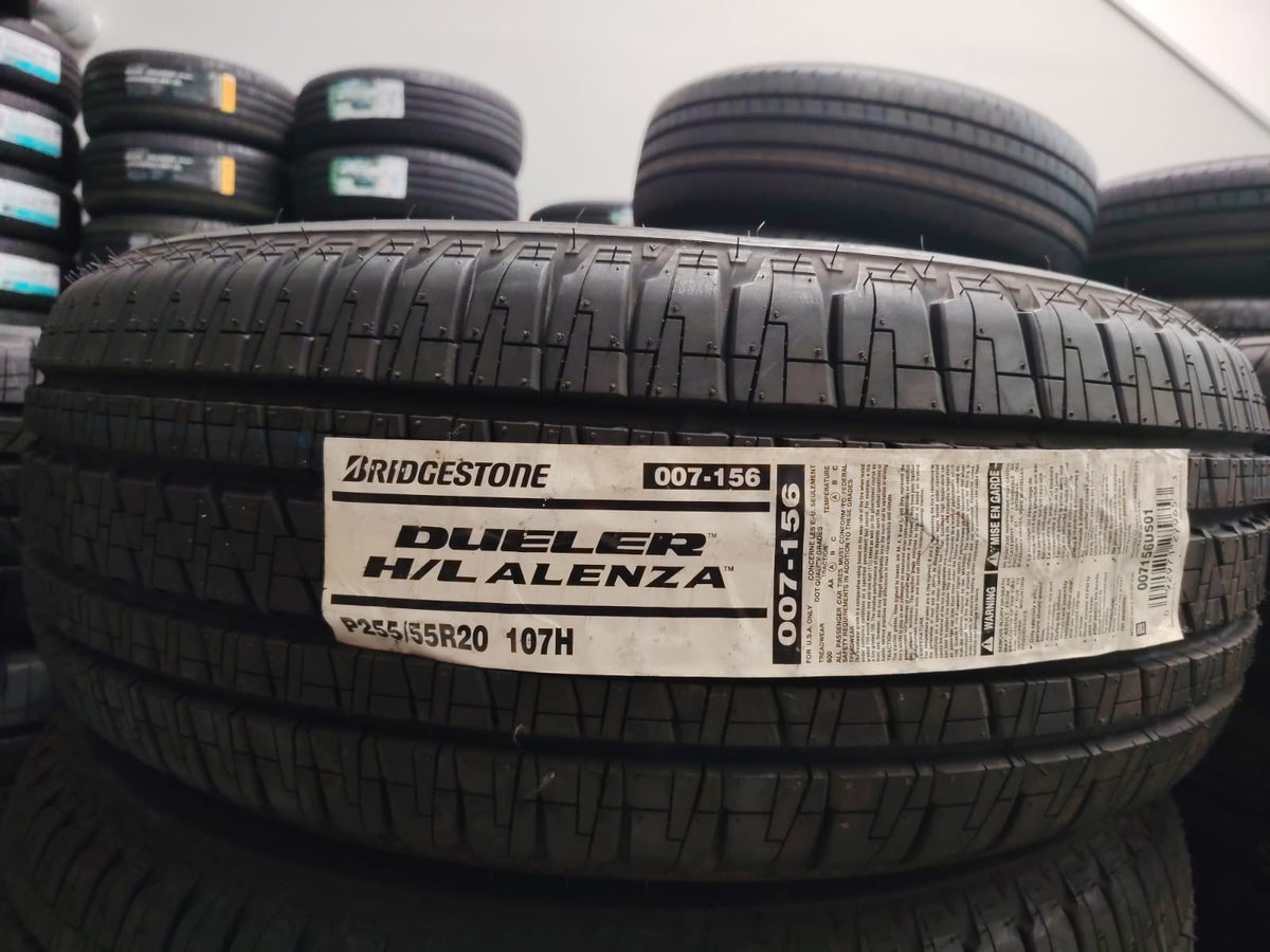 255/55R20 Bridgestone DUELER H/L ALENZA 107H - Brand New