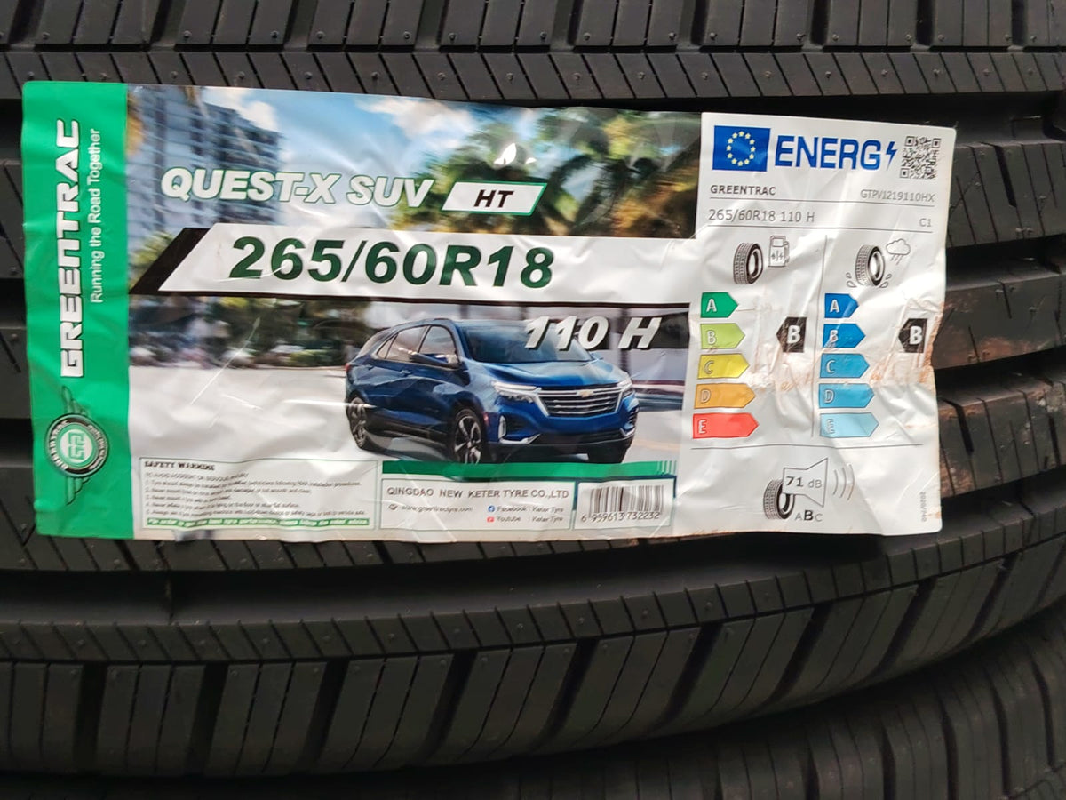 265/60R18-110H GREENTRAC QUEST-X SUV Brand New
