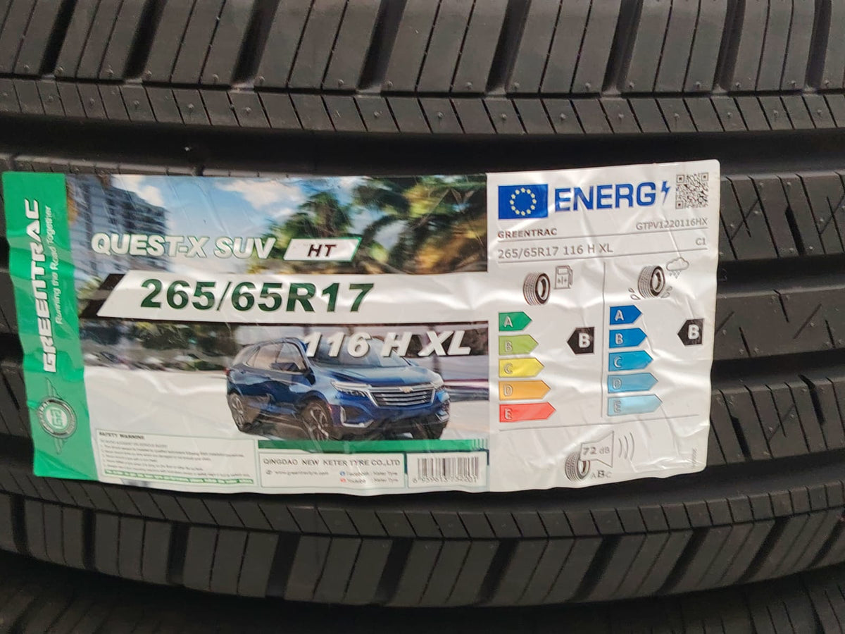 265/65R17-116HXL GREENTRAC QUEST-X SUV Brand New
