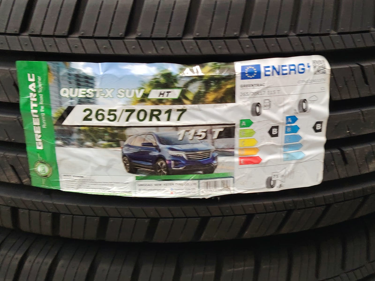 265/70R17-115T GREENTRAC QUEST-X SUV Brand New